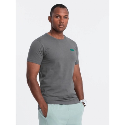 Ombre pánské triko OM-TSCT-0151 GRAY
