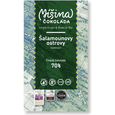 Míšina 70% hořká Šalamounovy ostrovy 50 g