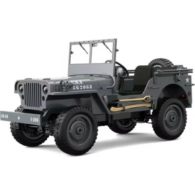 RCobchod Vojenské RC auto Jeep WILLYS 1/10 zelený RC_321715 RTR 1:10