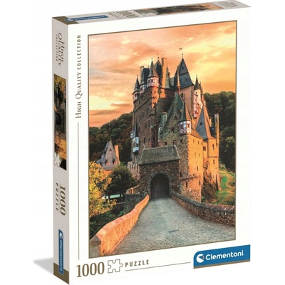 CLEMENTONI Zlatá hodina na hradě Eltz 1000 dílků