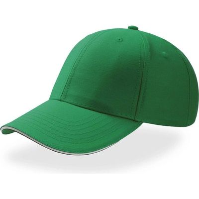 Atlantis Headwear Sport Sandwich 6 panelová baseballová COT-33050484499 Zelená/černá