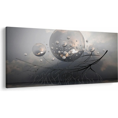 Obraz abstraktných gulí, jednodielne 250x125 cm
