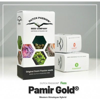 Dutch Passion Pamir Gold semienka neobsahujú THC 3 ks