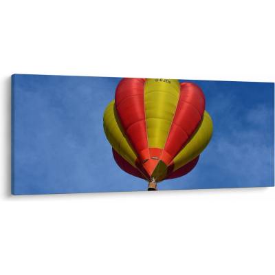 Obraz lietajúceho balóna, jednodielne 120x50 cm