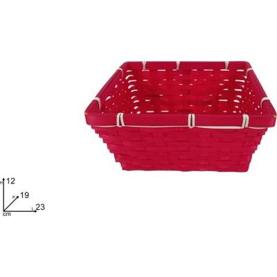 MAKRO Košík 23 x 19 x 12 cm červený