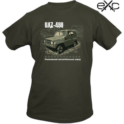 Exc tričko UAZ 469 olivové
