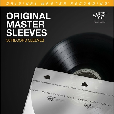 Mobile Fidelity Sound Lab Mofi Record Inner Sleeves Pack 50 x Plastic Inner Sleeves for LP
