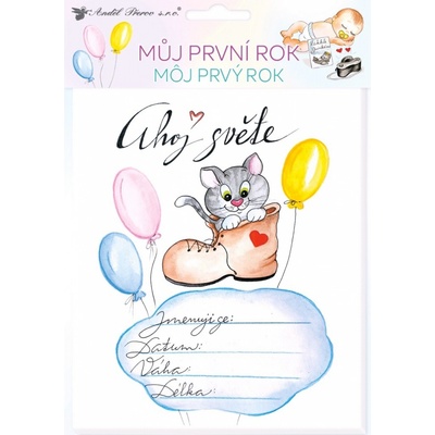 ANDĚL Milníkové kartičky MŮJ PRVNÍ ROK, 18 ks, A5