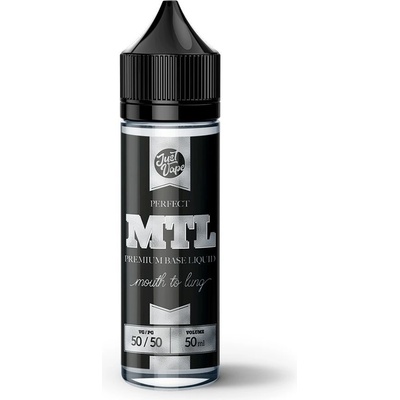 JustVape MTL beznikotinová báze 50VG/50PG 50 ml