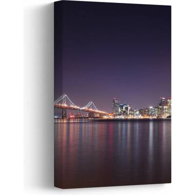 Obraz pohľadu na San Francisco, California, jednodielny 20x30 cm