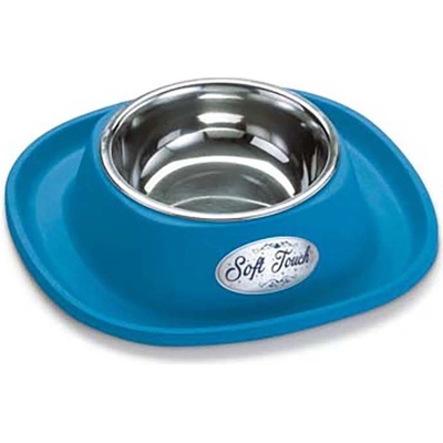 COBBYS PET Soft Touch INOX 20 x 20 x 3,5 cm držák z pryže s miskou 230 ml – Hledejceny.cz