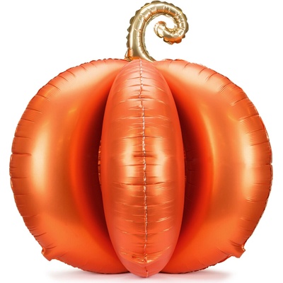 PartyDeco PartyDeco Fóliový stojící 3D balón Dýně 90 x 90 cm
