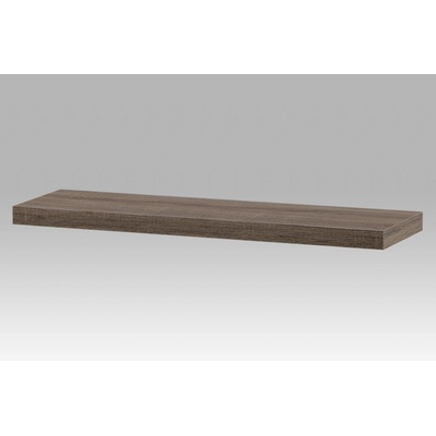 Autronic Polička nástěnná 80 cm, MDF, 3D dekor dub sonoma dark P-005 SON2
