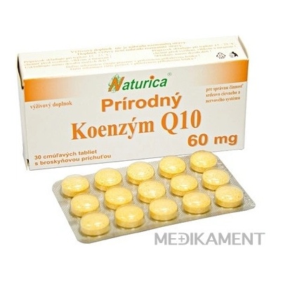 Naturica N Koenzym Q10 prirodniny 60 mg 30 tabliet