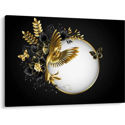 Obraz - Koule se zlatými motivy, jednodílný 100x70 cm