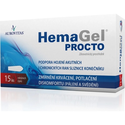 HemaGel Procto rektální čípky 15 ks – Hledejceny.cz