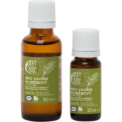 Tierra Verde BIO esenciálny olej Vavrín kubébový 10 ml