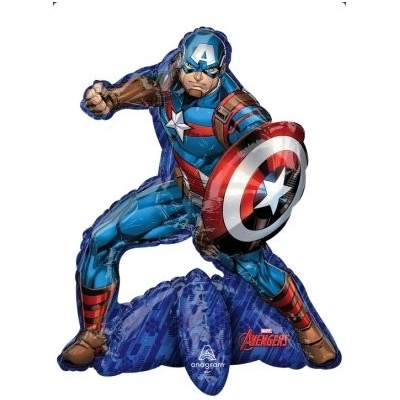 Anagram Avengers Captain America samostojící 55x66cm fóliový balónek