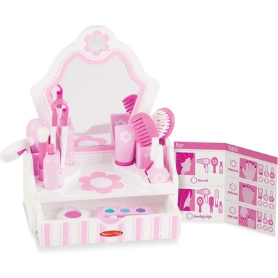 Melissa & Doug Dětský toaletní stolek Salon krásy