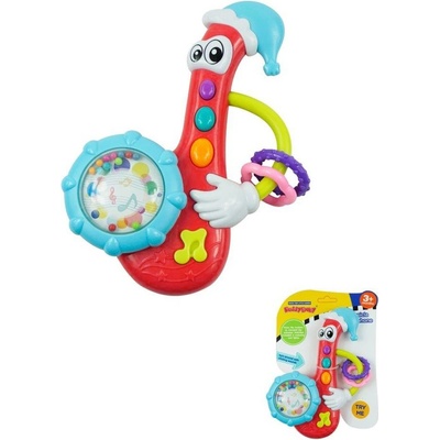 Baby Mix s melódiou saxofon červená