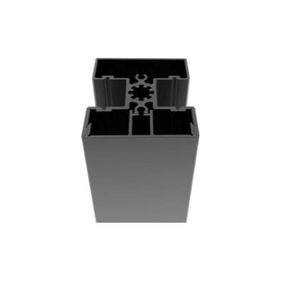 Hahn Steel Sada hliníkového sloupku 50x60 a krytky - 1850mm R7016