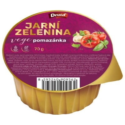 Druid Vegetariánská pomazánka jarní zeleninová 70 g
