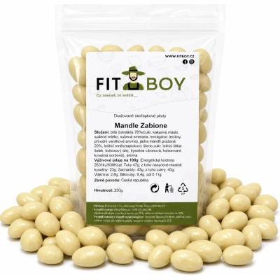 FITBOY Mandle Zabaione 250 g