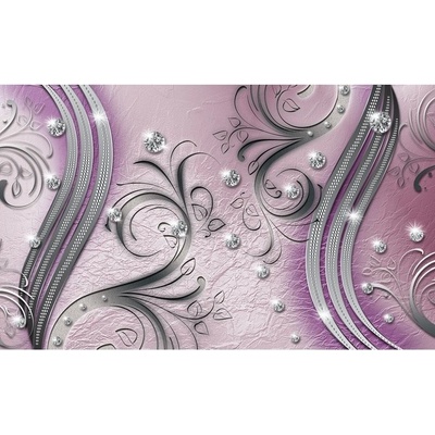 Preinterier FT3406 Fototapeta na stenu Diamantový ornament – ružový vlies 104cm x 70cm