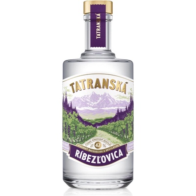 Karloff TATRANSKÁ RÍBEZĽOVICA 42%, 0,5 l (čistá fľaša)