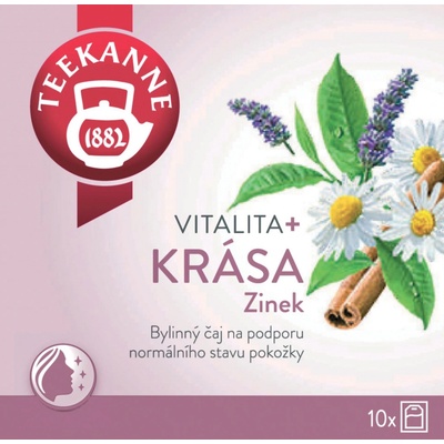 Teekanne Vitalita krása se zinkem porcovaný čaj 10 x 1,75 g