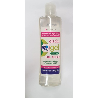 Vivapharm antibakteriální čisticí gel na ruce s Aloe Vera s okamžitým dezinfekčním účinkem 200 ml
