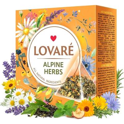 Lovaré Čaj Alpine herbs 15 pyramid