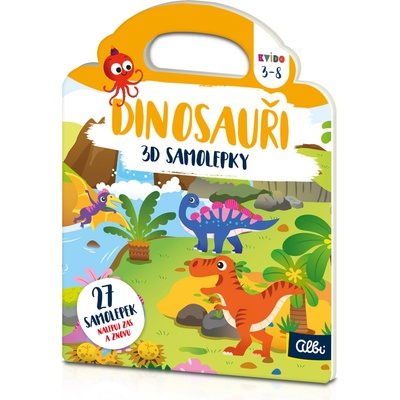 Kvído 3D samolepky dinosauři