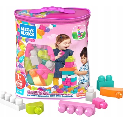 Mega Bloks First Builders Big Building Bag Girls 60 ks