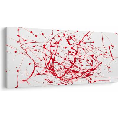 Obraz technikou Drippingu, jednodílný 250x125 cm