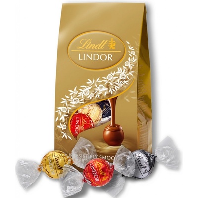 Lindt Lindor Assorted čokoládové pralinky mix druhů 137 g