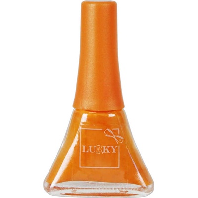EP line Lukky Lak na nehty Lollipopz dětský Oranžový slupovací 5,5ml na kartě t11173