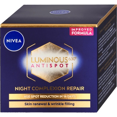 Nivea Cellular Luminous 630 noční krém proti pigmentovým skvrnám 50 ml – Hledejceny.cz