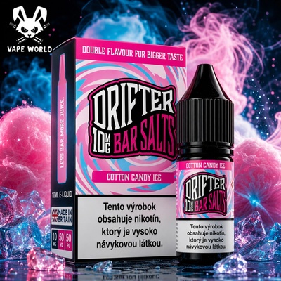 Juice Sauz Drifter Bar Salts Cotton Candy Ice 10 ml 10 mg
