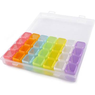 Stoklasa Plastový box / zásobník 10,5x17,5x2,5 cm - 1 multikolor