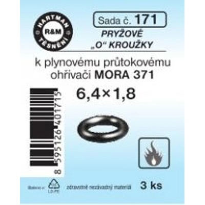 Těsnění Hartman Sada k plynovému průtokovému ohřívači Mora 371, č. 171 – Hledejceny.cz