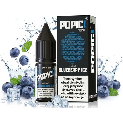 Popič! Salt Blueberry Ice 10 ml 10 mg