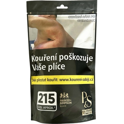 P&S Black tabák cigaretový 93 g