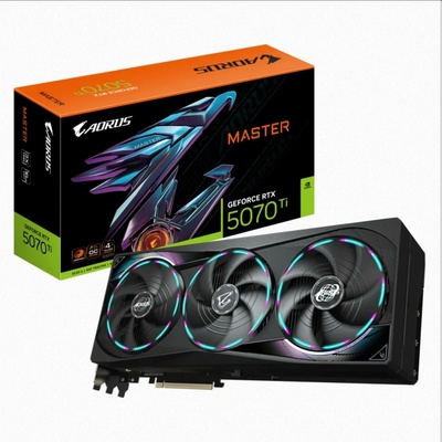 Gigabyte AORUS GeForce RTX 5070 Ti MASTER 16GB GDDR7 GV-N507TAORUS M-16GD