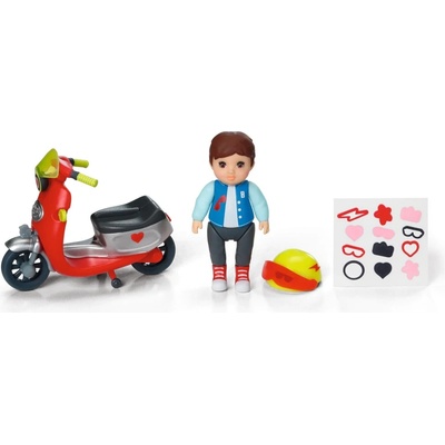 Zapf Creation BABY born Minis Sada se skútrem a panenkou