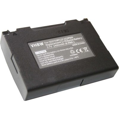 VHBW Baterie pro Blaupunkt Travelpilot Lucca 5.3, 2400 mAh - neoriginální – Hledejceny.cz