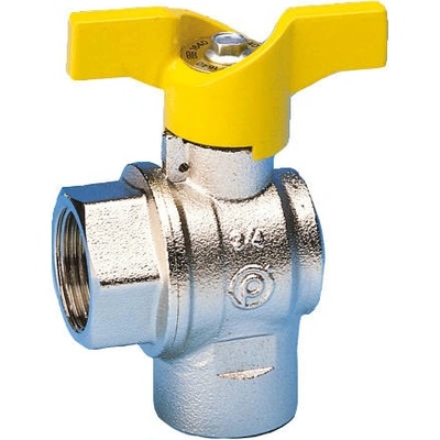 Plyn Ivar Kulový uzávěr plyn rohový - 1" FF - motýl IVAR.G 59 09800020