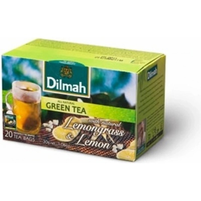 Dilmah Zelený s citrónovou trávou 20 x 1,5 g