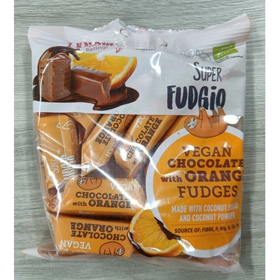 Superfudgio Karamely pomeranč čokoláda vegan BIO 150 g