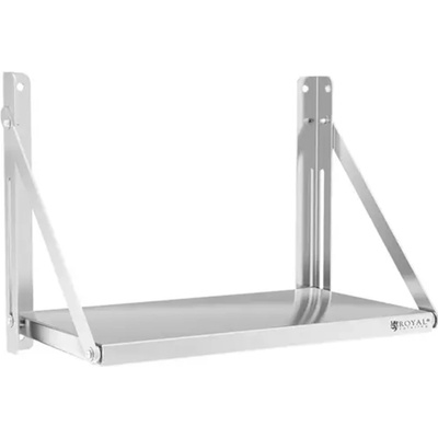 Royal Catering Nástenná polica - sklopná - 60 x 30 cm - 40 kg | RC-BFWH6030